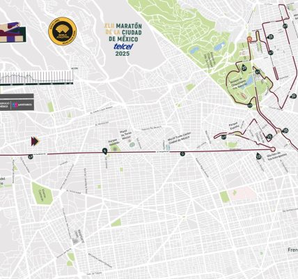 Ruta Maratón CDMX Telcel 2025.- Blog Hola Telcel