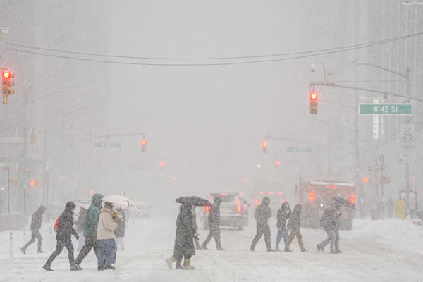 Tormenta de nieve y hielo