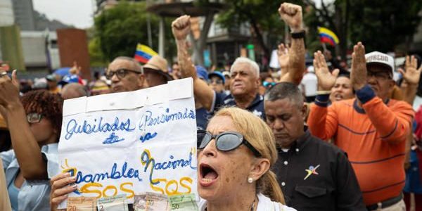 Protesta por salarios