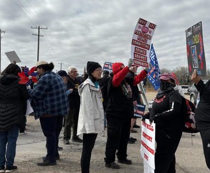 Protesta en Texas
