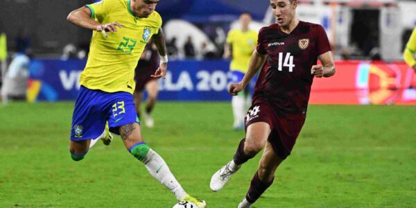 Vinotinto sub-23 perdió ante Brasil en el cuadrangular final