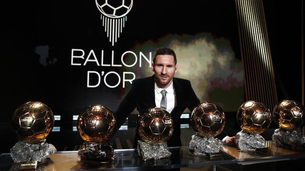 Messi con el séptimo balón de oro