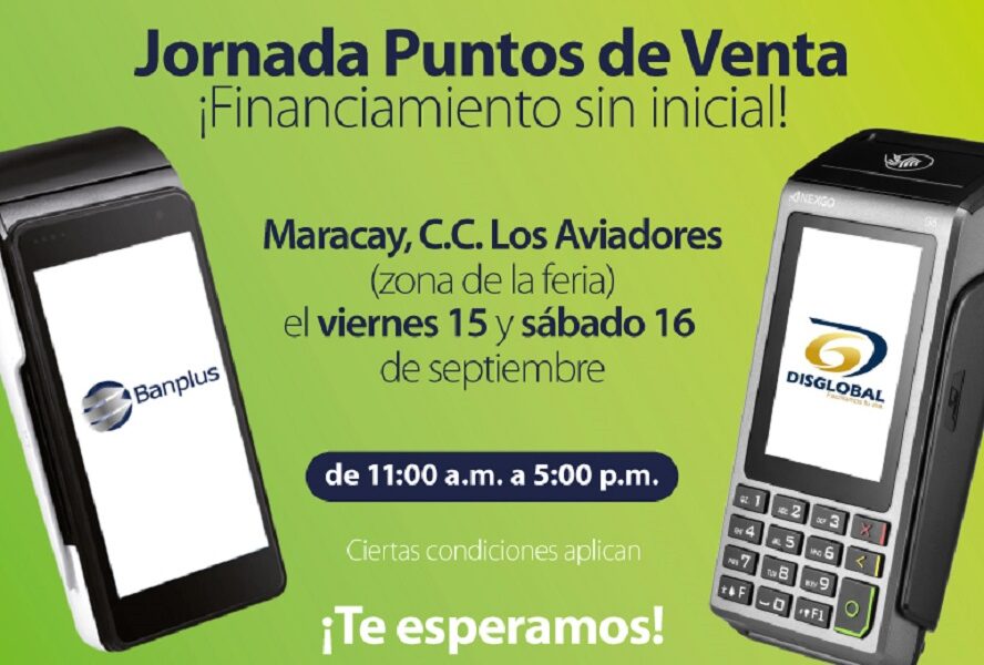 ¡Atención! Banplus realizará Jornada Puntos de Venta en Maracay ¡Financiamiento de 100%! - FOTO