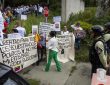 "¡Elecciones ya!", reclaman sindicatos en Venezuela ante Embajada de EE.UU. en Caracas