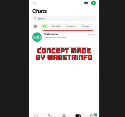 Así podría verse el nuevo filtro para chats archivados de WhatsApp.- Blog Hola Telcel