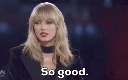 Taylor Swift diciendo que algo es tan bueno como el editor de videos CapCut.- Blog Hola Telcel